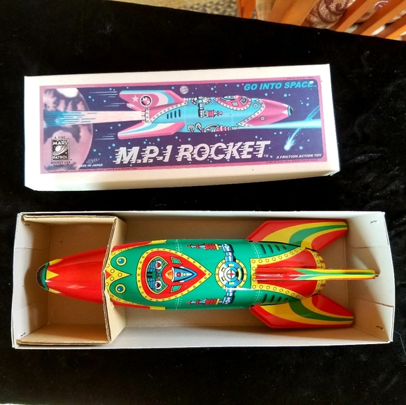 Rocket tin toy vintage - Picture 2 of 3